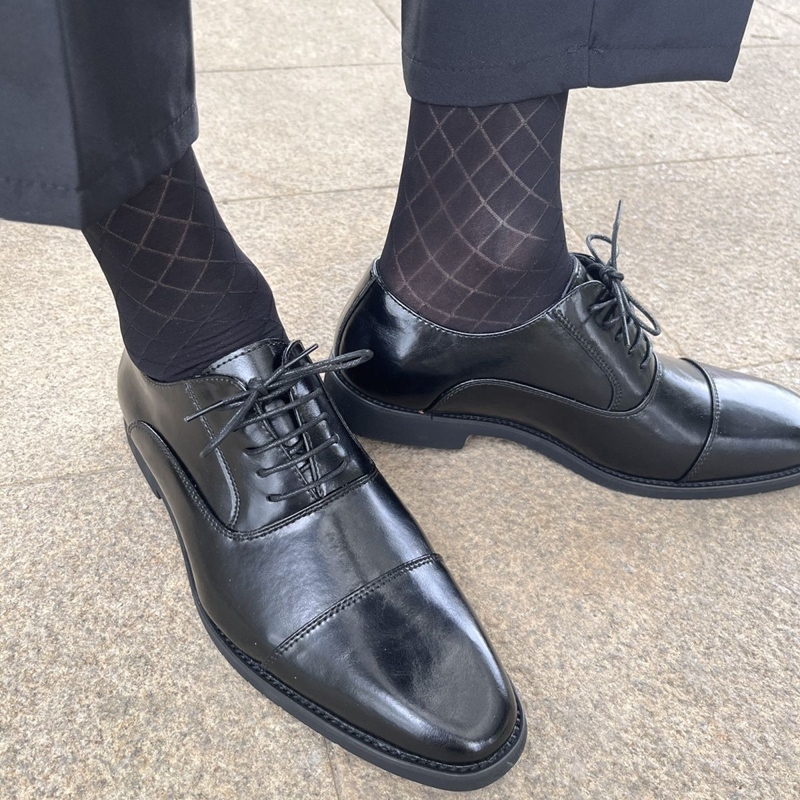 Dress Sock Men - Mens Sheer Long Socks Sexy Soft