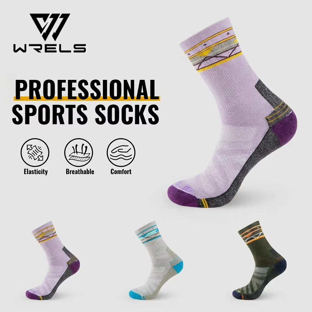 Wool Hiking Sock - WRELS 1/2/3 Pairs Merino Wool Hiking