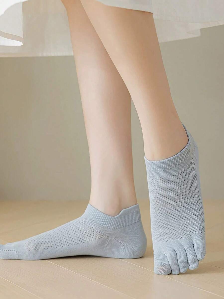 3 Pairs White Mesh Toe Socks F – Ankle Sock Low Cut recenzja i cena