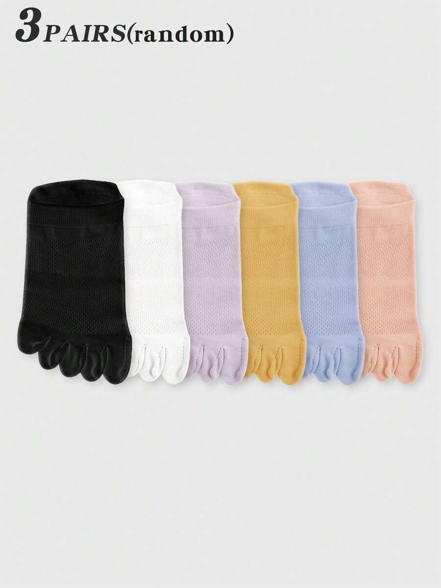3 Pairs White Mesh Toe Socks F – Ankle Sock Low Cut recenzja i cena