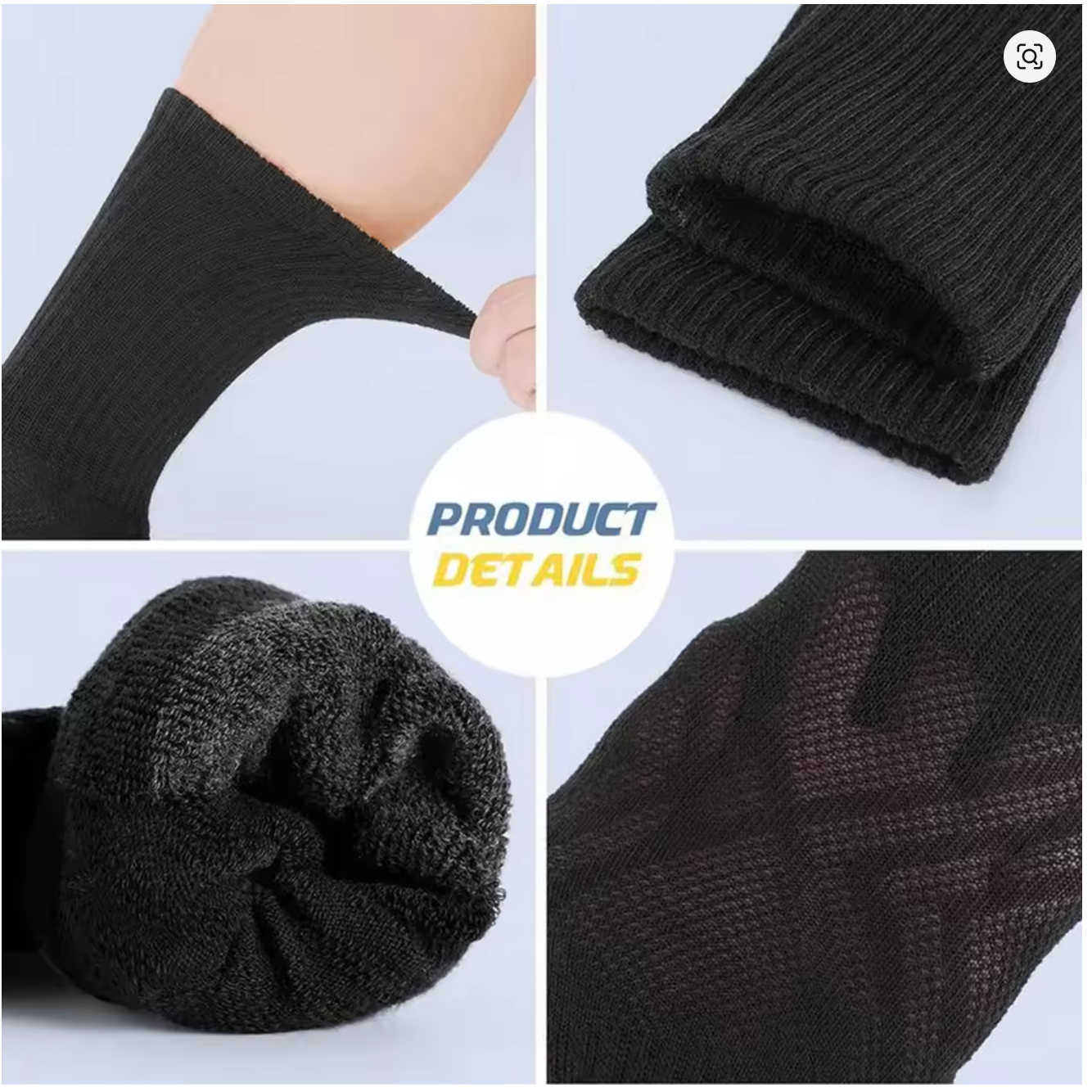 Men's 6 Pairs Pack High Perfor – Cotton Crew Sock Pack recenzja i cena