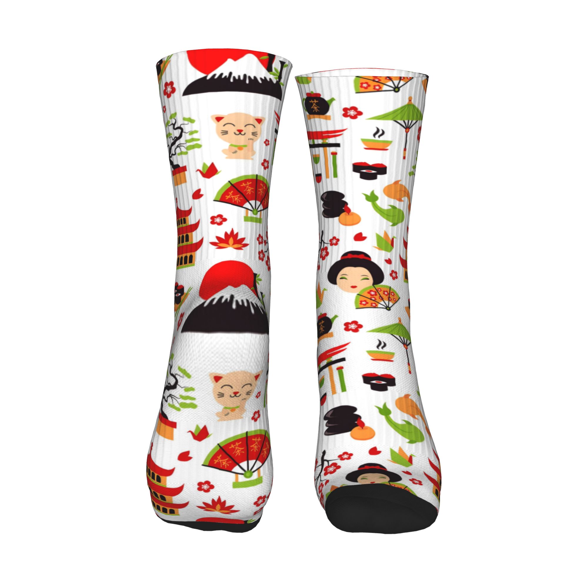 Cool Men's White Japanese Geis – Dress Sock Men recenzja i cena