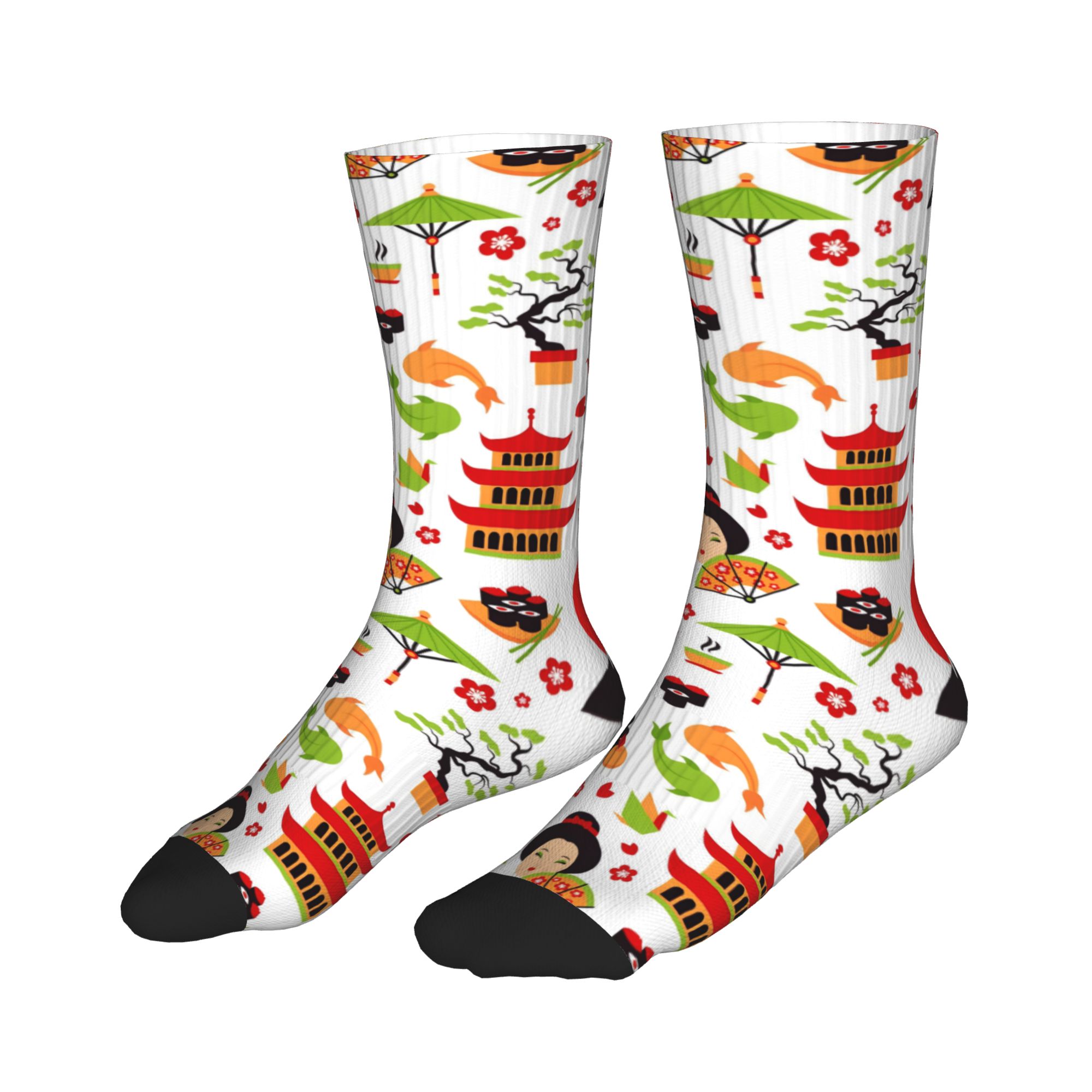 Cool Men's White Japanese Geis – Dress Sock Men recenzja i cena