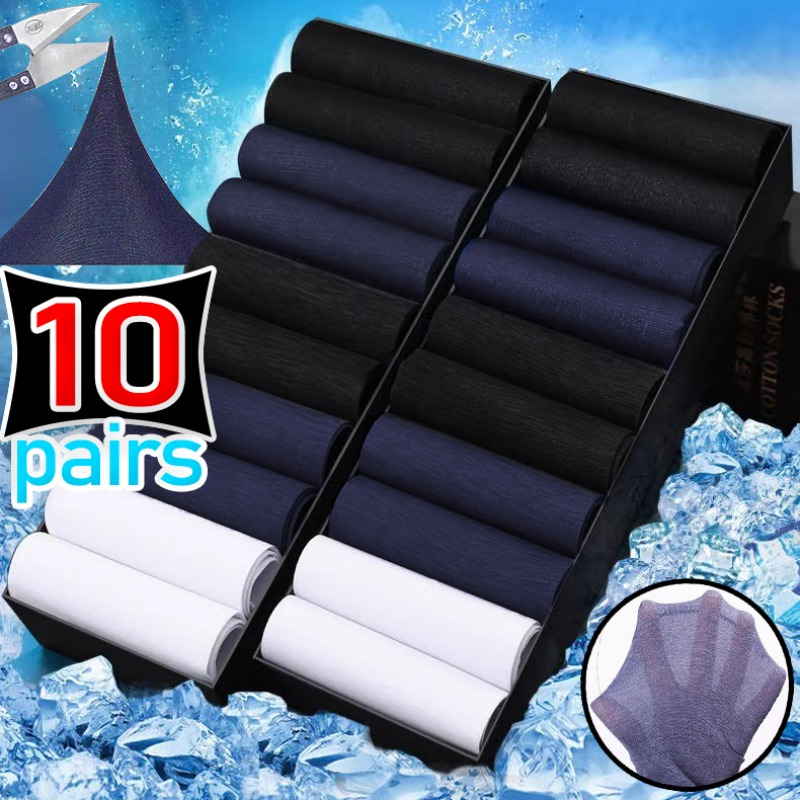 Men Ice Silk Thin Socks Boys S – Silk Sock Bamboo recenzja i cena