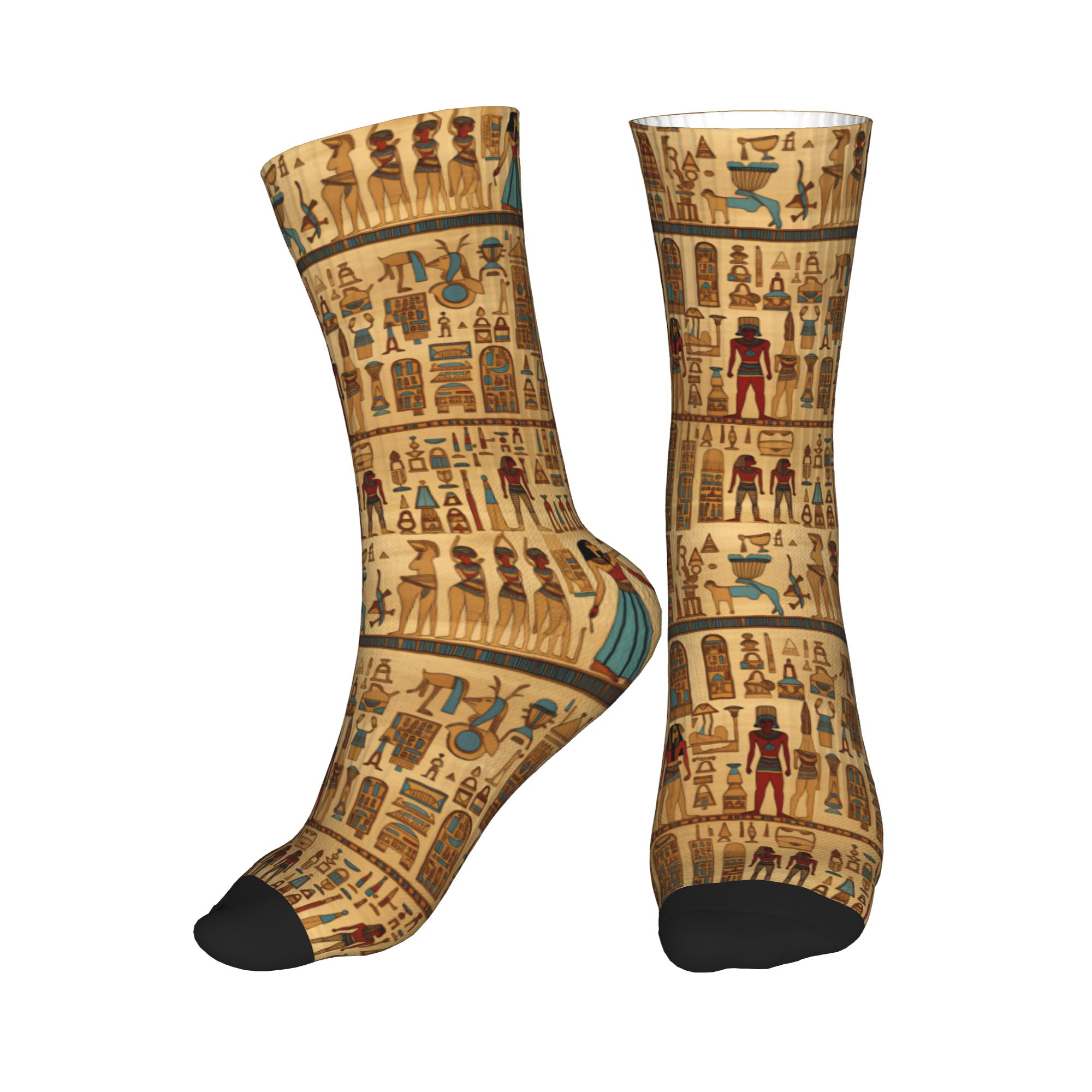 Kawaii Men's Egyptian Gods And – Dress Sock Men recenzja i cena