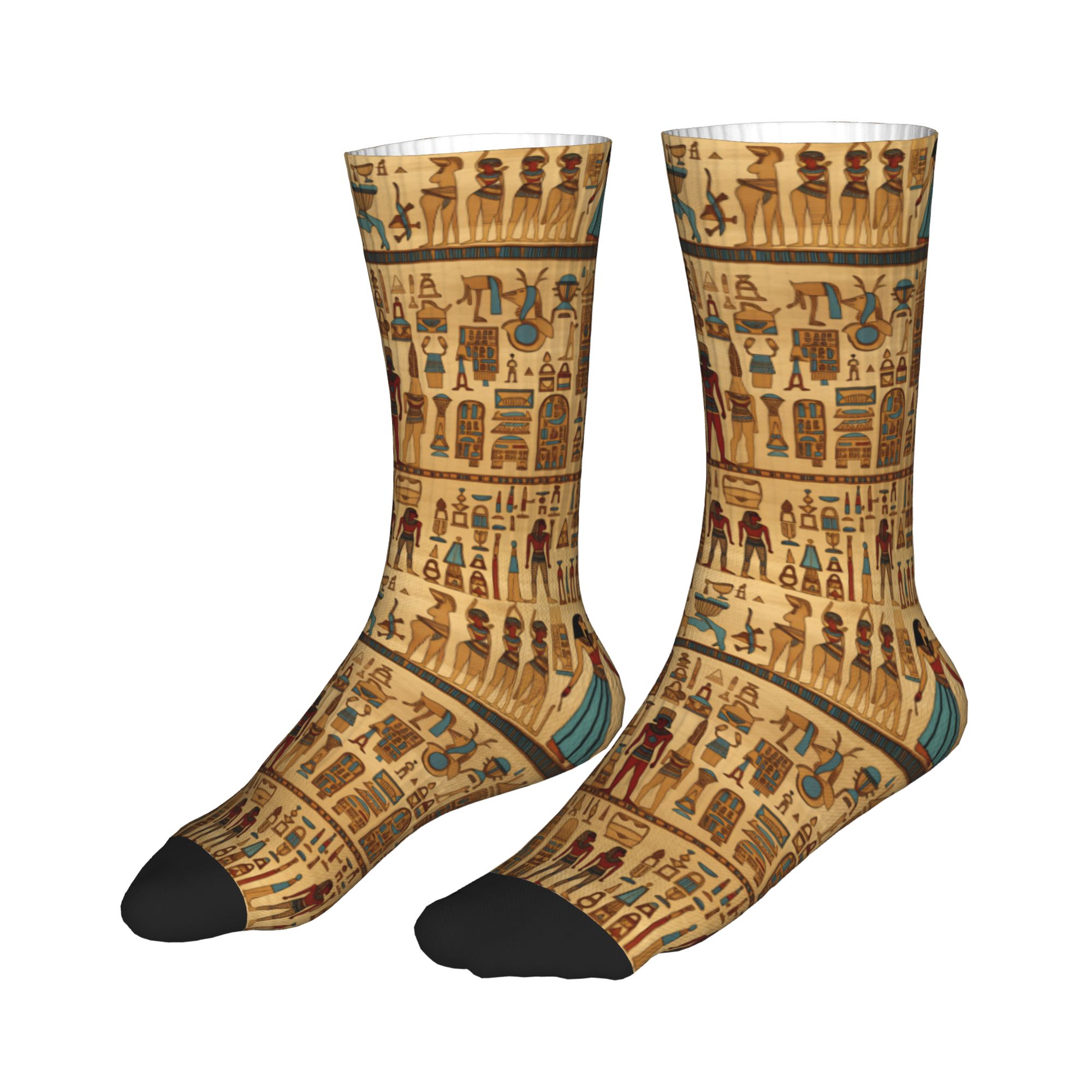 Kawaii Men's Egyptian Gods And – Dress Sock Men recenzja i cena