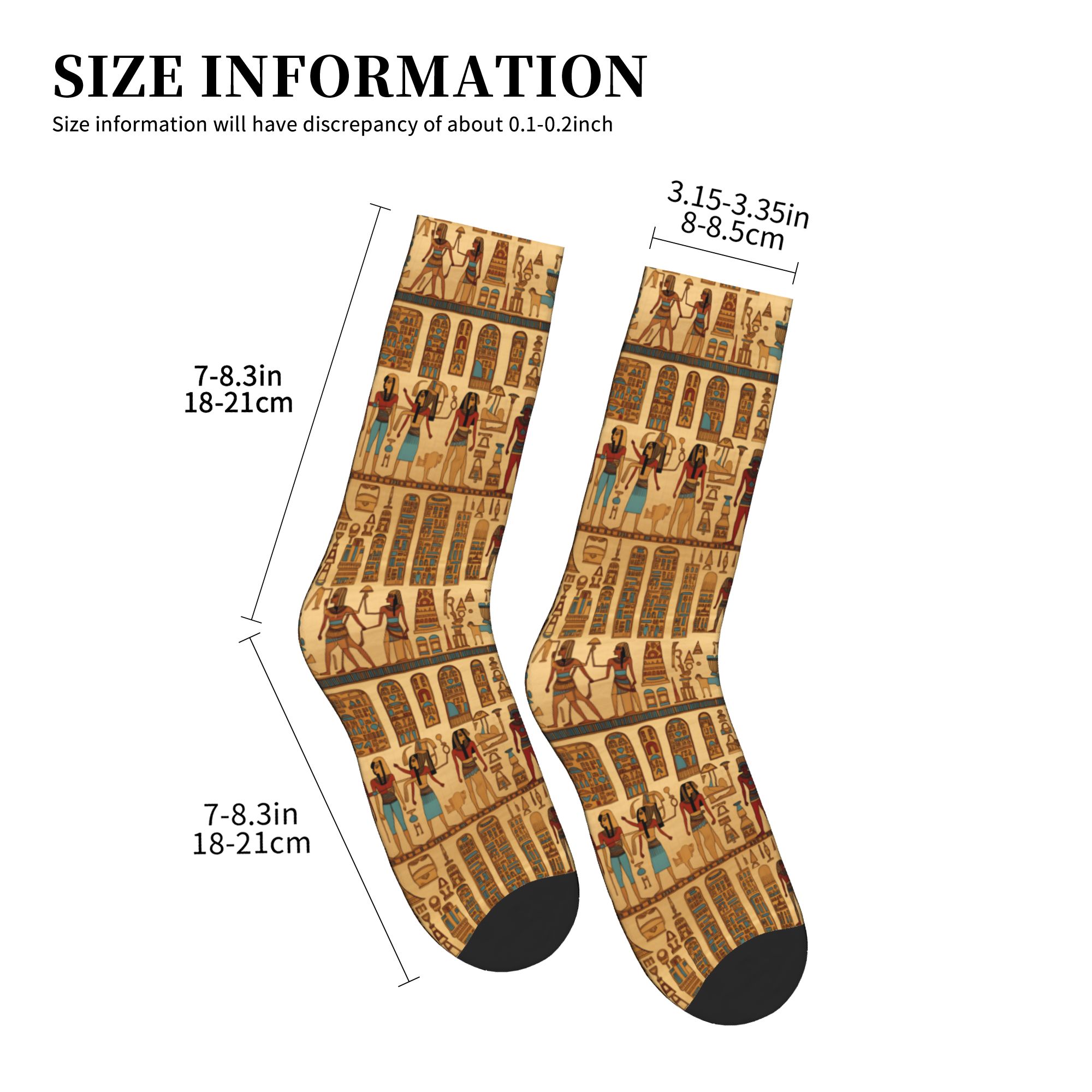 Kawaii Men's Egyptian Gods And – Dress Sock Men recenzja i cena