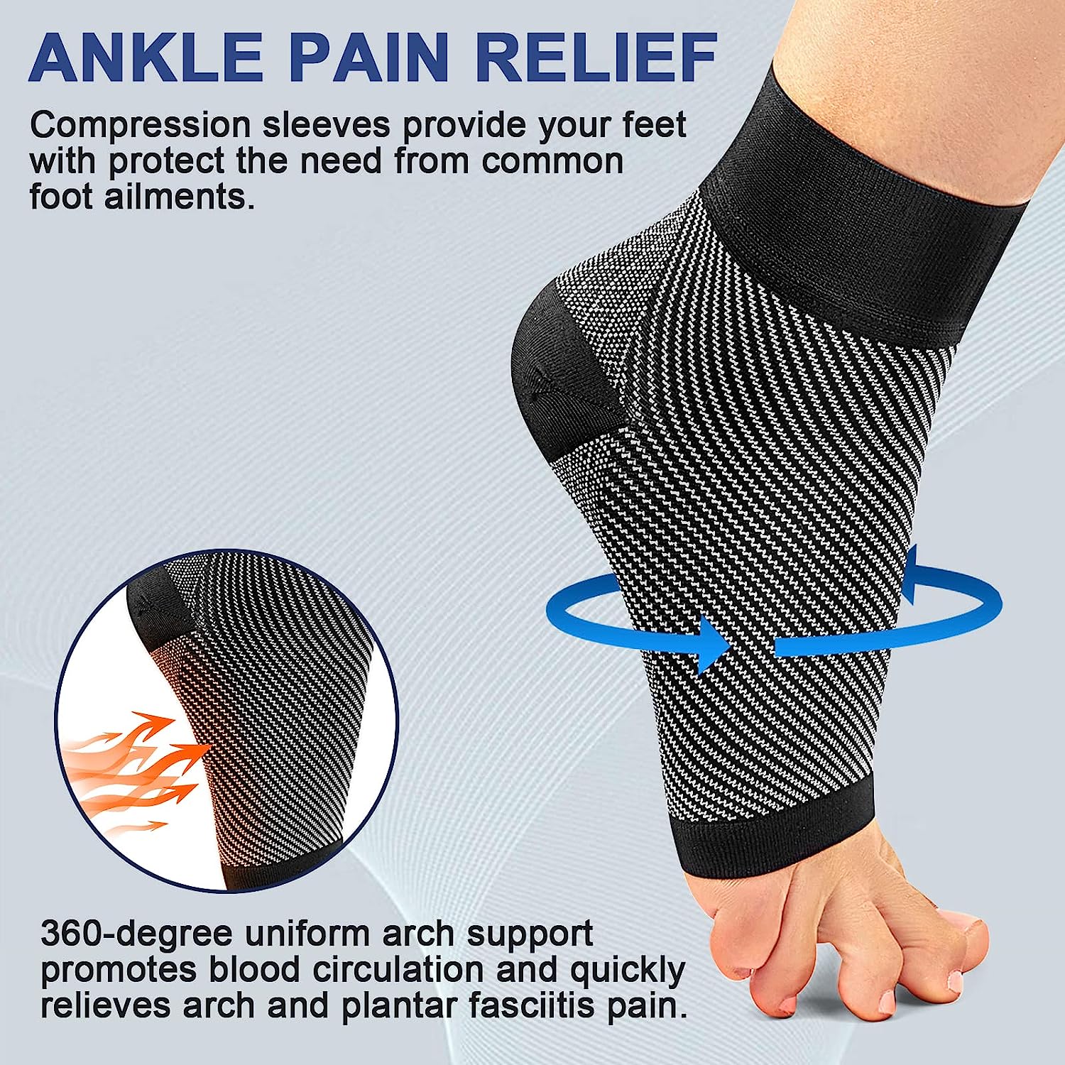 1pair Plantar Fasciitis Compre – Ankle Brace Sock recenzja i cena