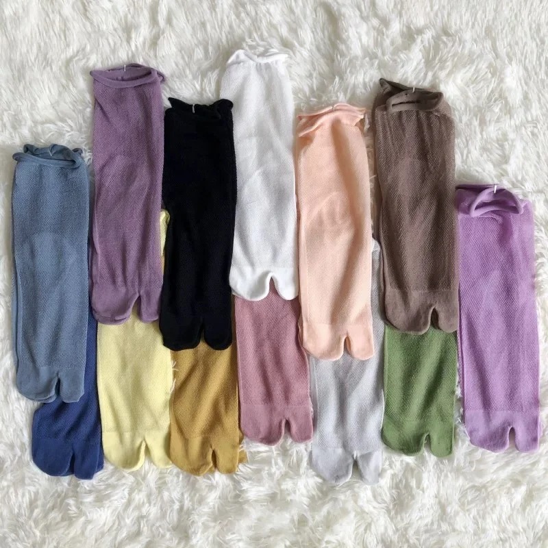 White Split Toe Socks for Wome – Toe Sock Split recenzja i cena