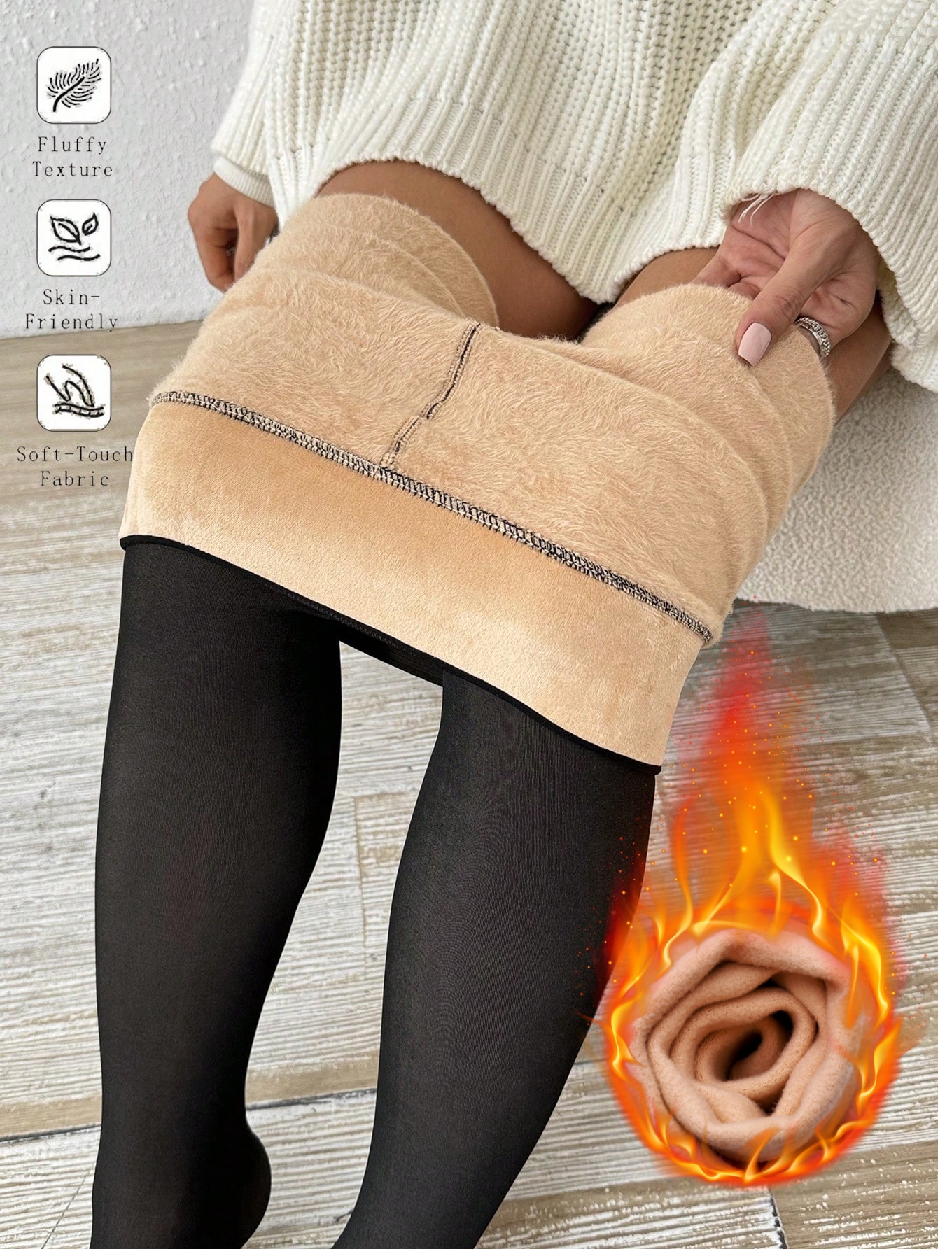High Waisted Fleece Lined Tigh – Tights Pantyhose Sheer recenzja i cena