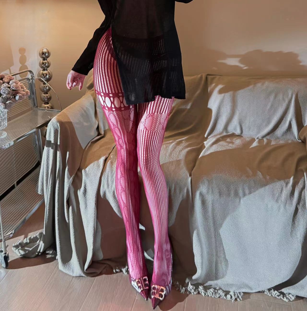 See-through Vintage AB-style L – Fishnet Stocking Women recenzja i cena