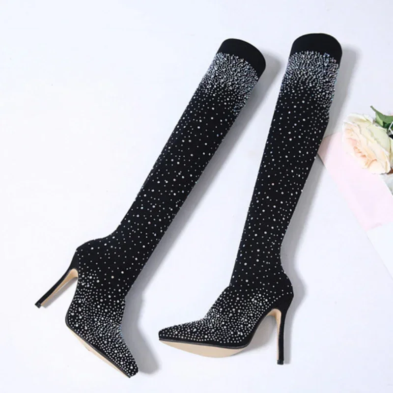 Sexy Over-the-Knee Boots for W – Knee High Sock Women recenzja i cena