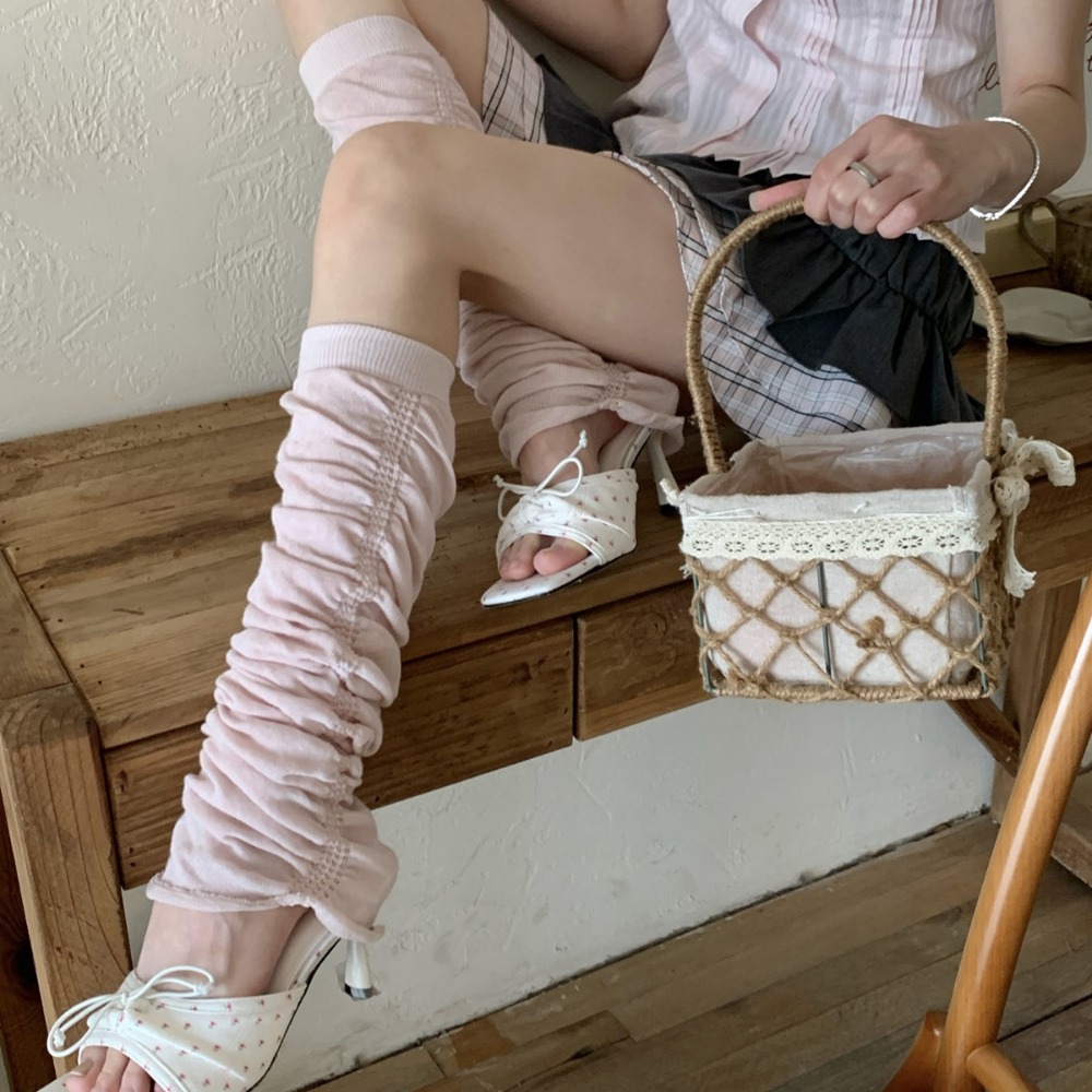 Pink Ruffle Bubble Slouchy Leg – Boot Sock Slouchy recenzja i cena