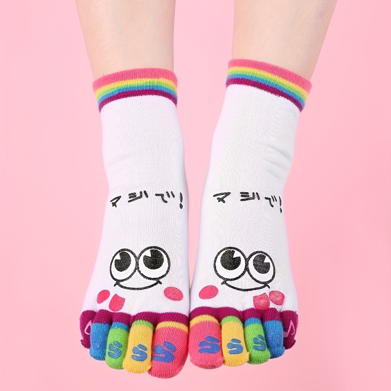 3pairs//Cartoon printed toe so – Toe Sock Split recenzja i cena