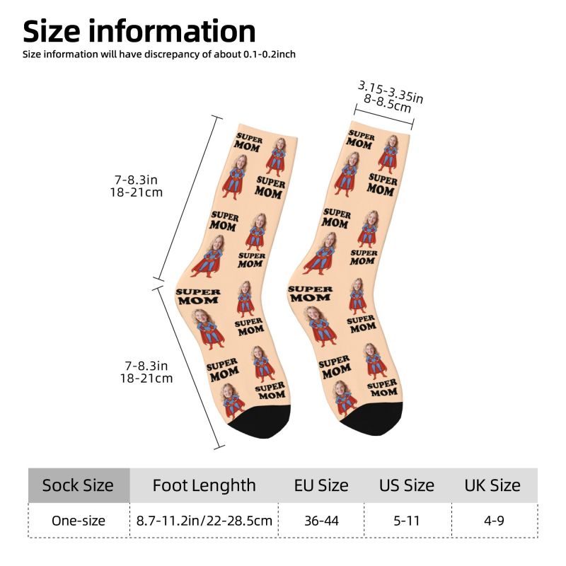 Super Mom Custom Mens Crew Soc – Dress Sock Men recenzja i cena