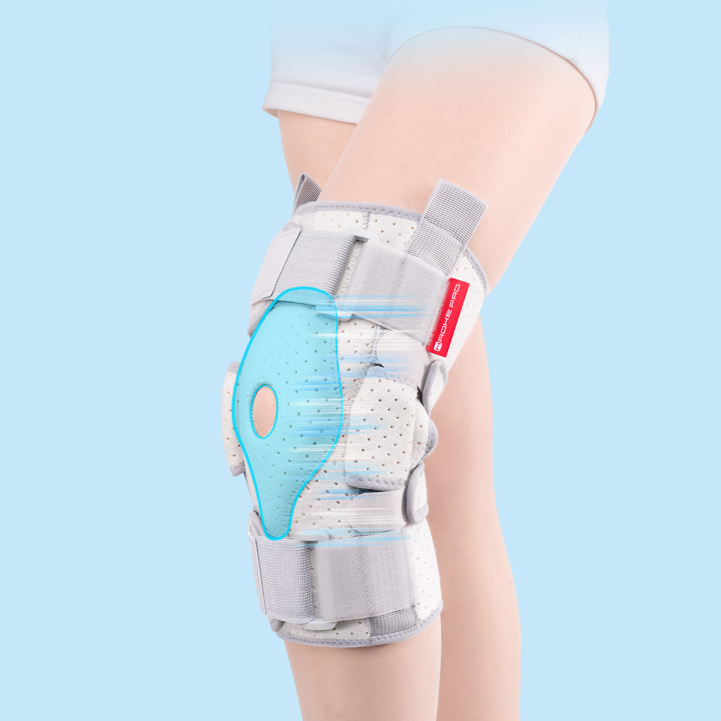 Adjustable knee sleeve with la – Compression Sleeve Calf recenzja i cena