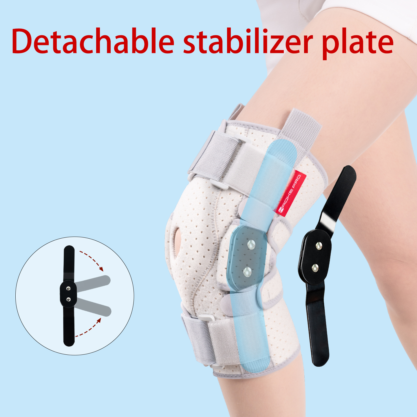 Adjustable knee sleeve with la – Compression Sleeve Calf recenzja i cena