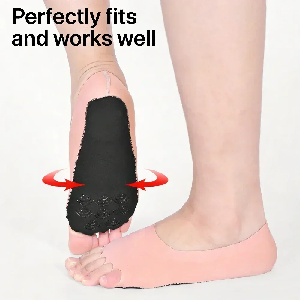 1Pair Toeless Yoga Pilates Soc – Grip Sock Yoga recenzja i cena