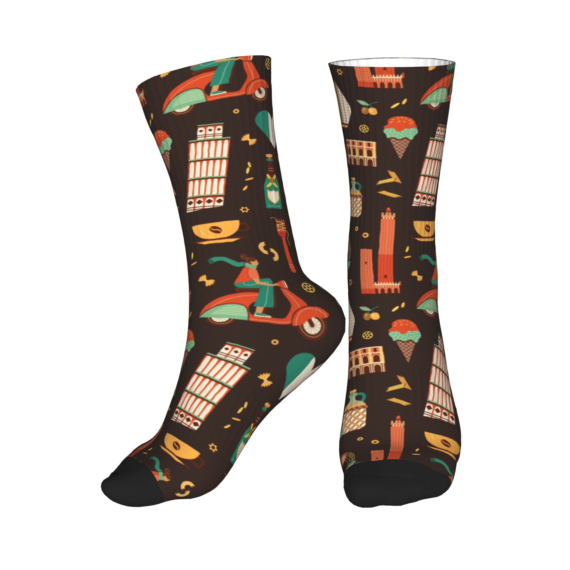 Italy Travel Italian Food Land – Dress Sock Men recenzja i cena