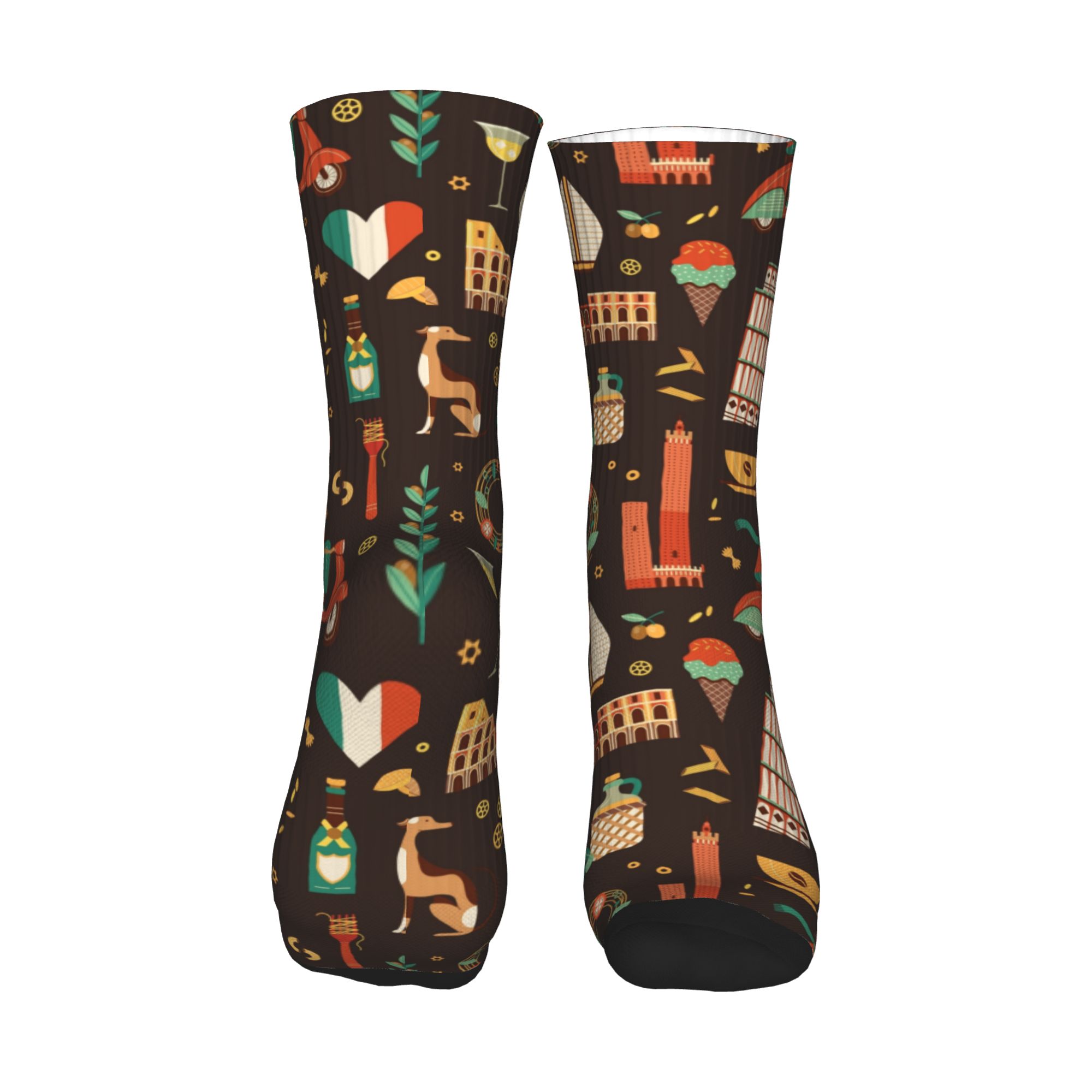 Italy Travel Italian Food Land – Dress Sock Men recenzja i cena
