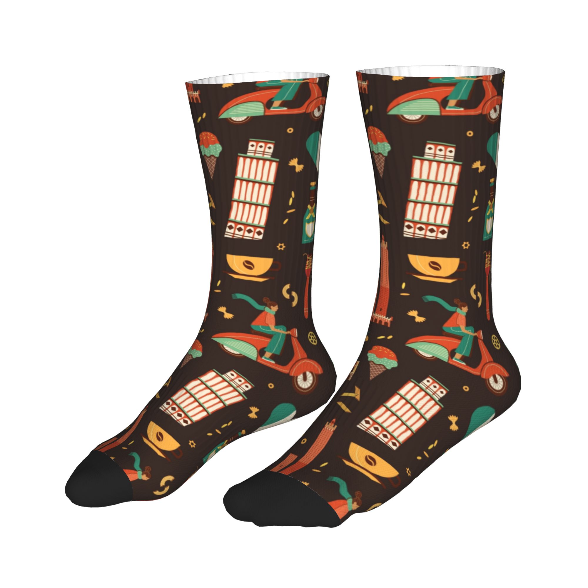Italy Travel Italian Food Land – Dress Sock Men recenzja i cena