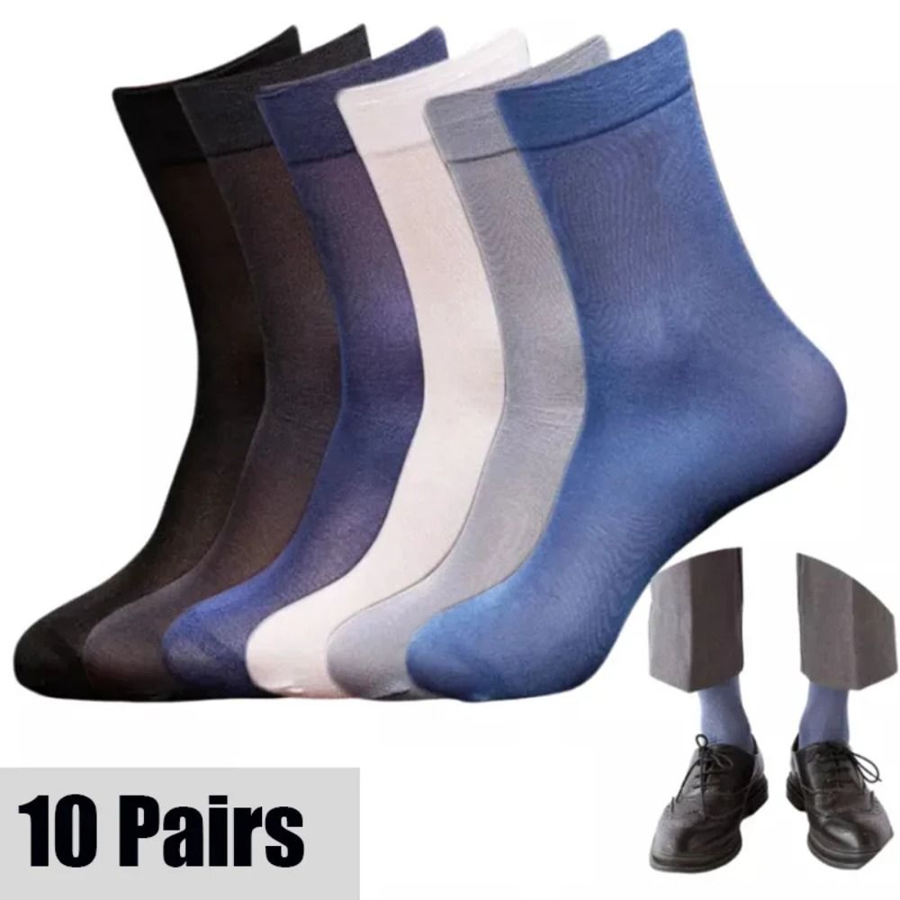 10pairs New Breathable Men Ice – Silk Sock Bamboo recenzja i cena