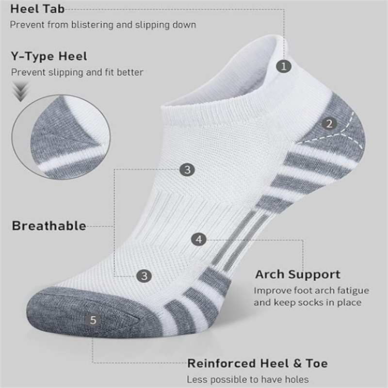 6/24 Pairs Cushioned Breathabl – Athletic Sock Cushion recenzja i cena