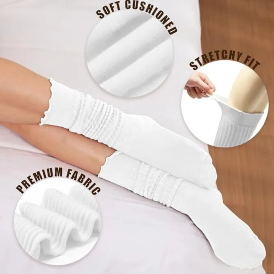 Women's Ruffle Slouchy Socks 3 – Boot Sock Slouchy recenzja i cena
