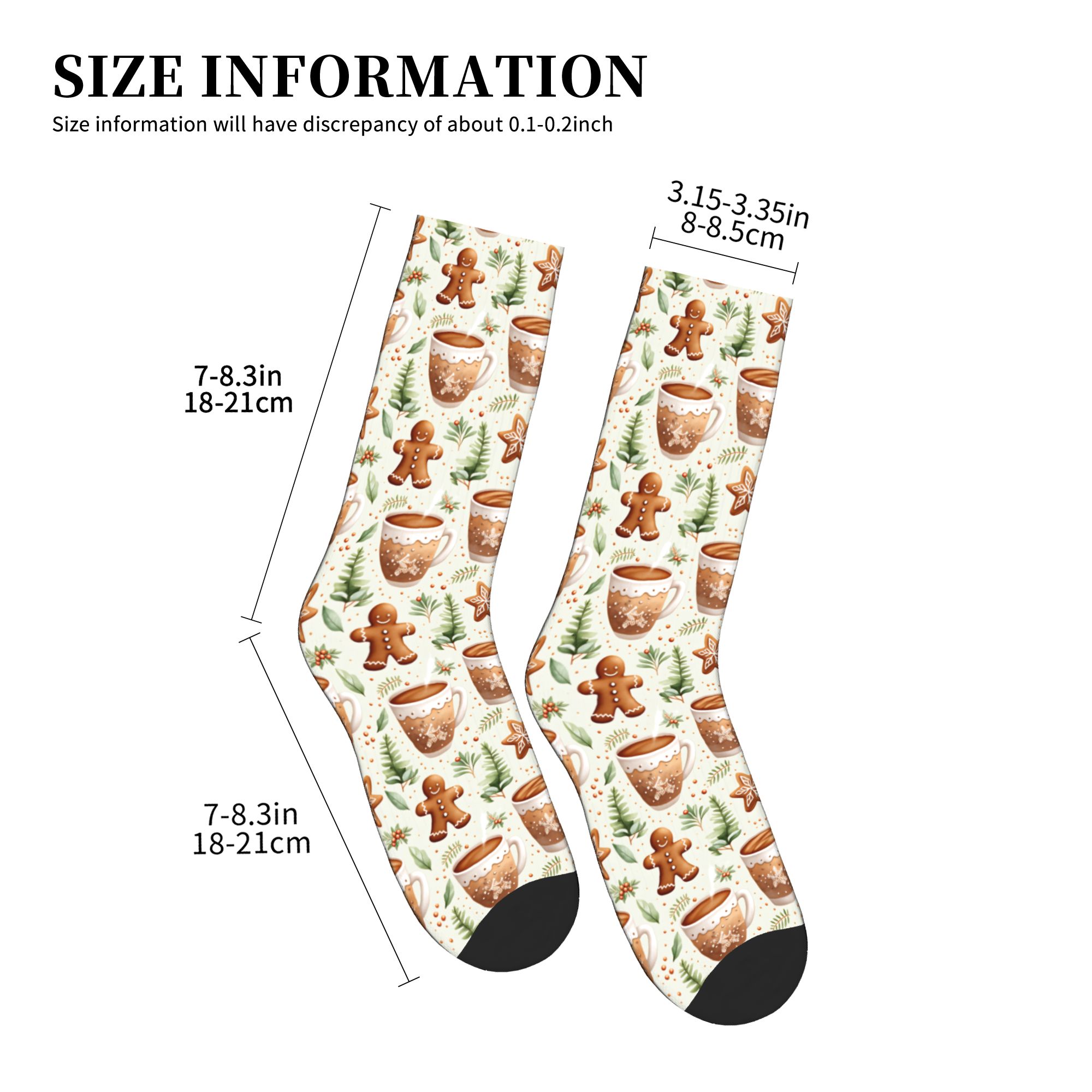 Christmas Gingerbread Man Hot  – Dress Sock Men recenzja i cena