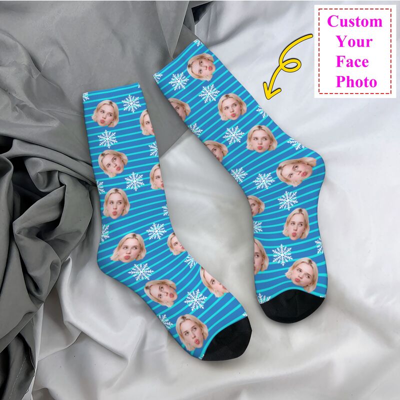 Christmas Face Photo Personali – Dress Sock Men recenzja i cena