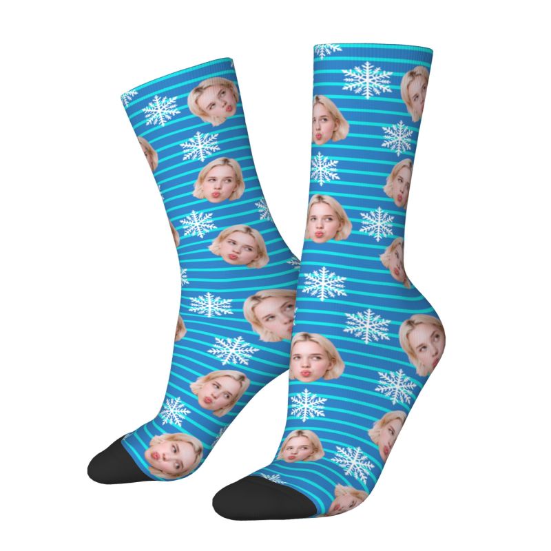 Christmas Face Photo Personali – Dress Sock Men recenzja i cena