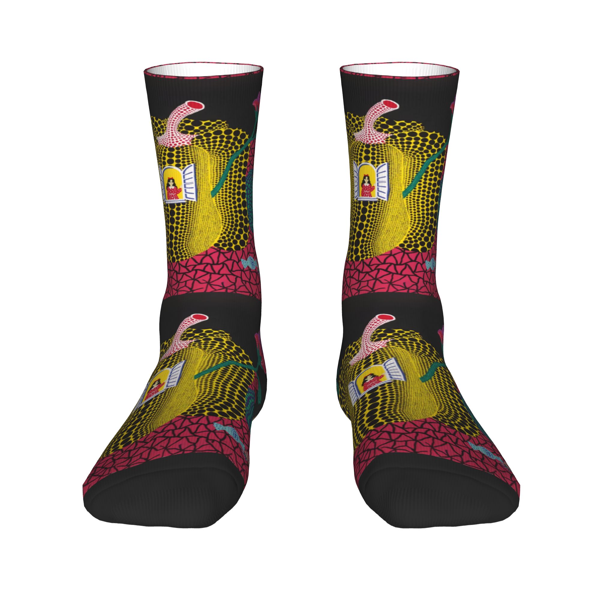 Custom Yayoi Kusama Abstract P – Dress Sock Men recenzja i cena