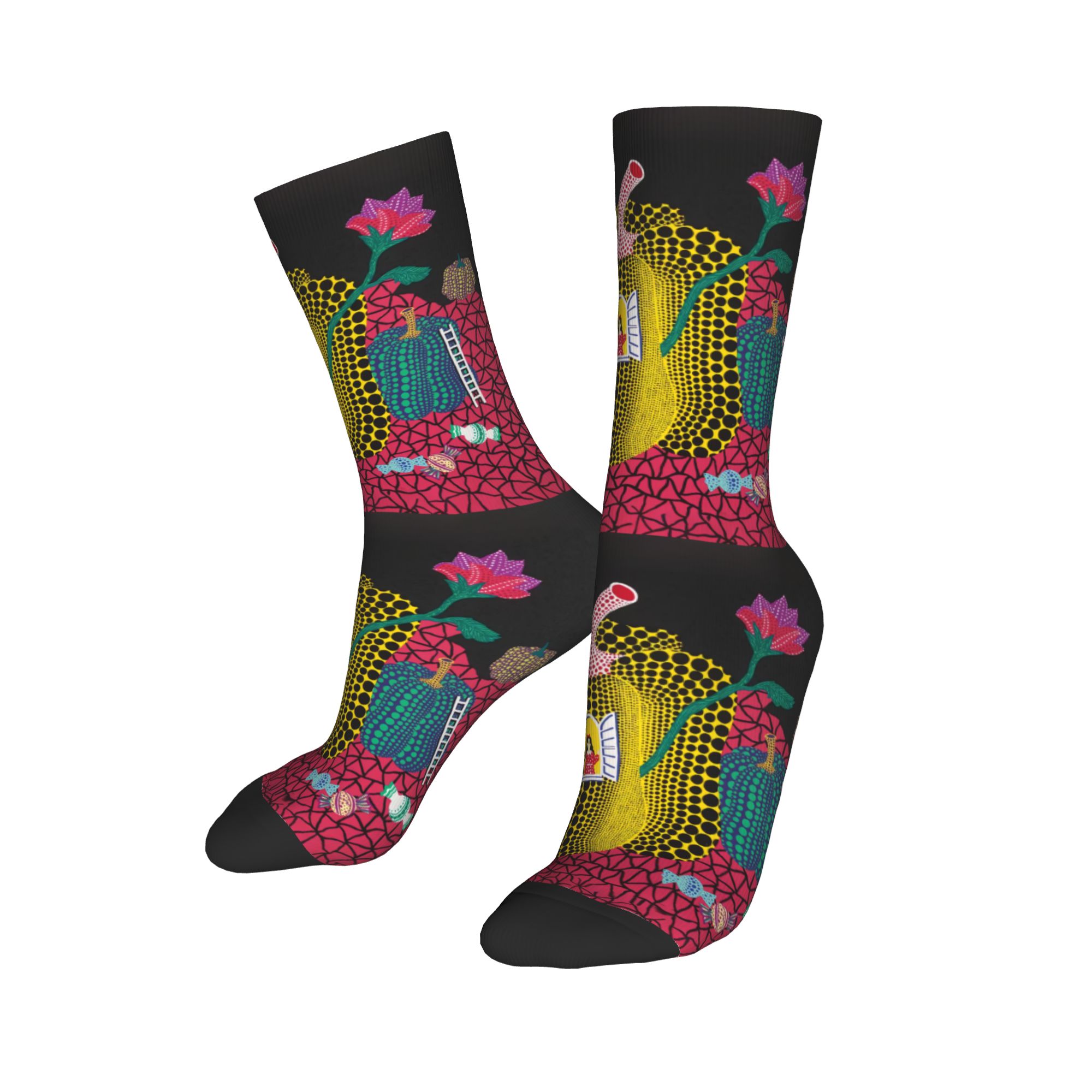 Custom Yayoi Kusama Abstract P – Dress Sock Men recenzja i cena
