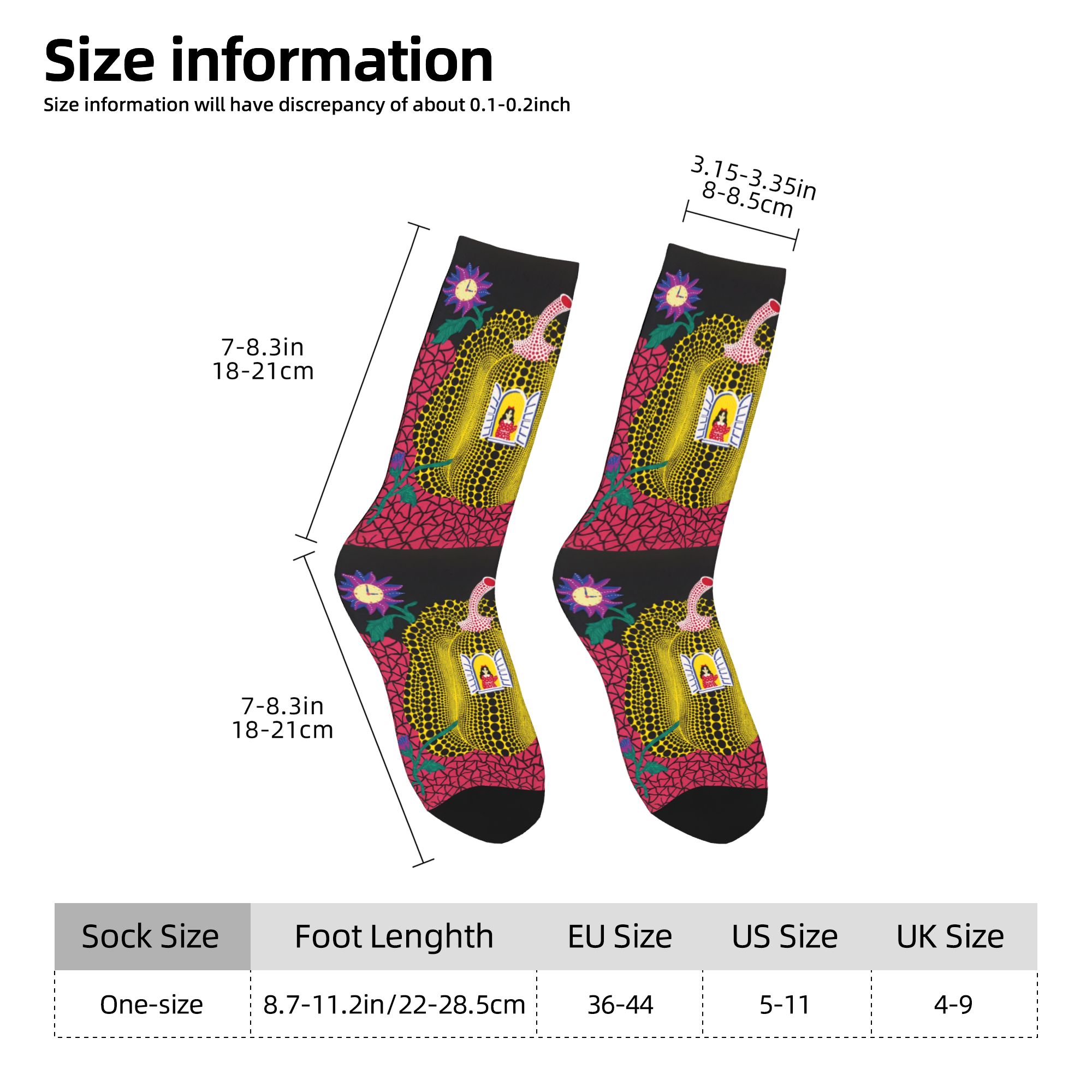 Custom Yayoi Kusama Abstract P – Dress Sock Men recenzja i cena