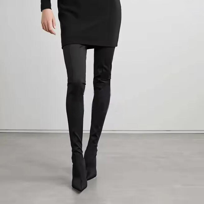 Sexy Leopard Over-the-Knee Str – Knee High Sock Women recenzja i cena