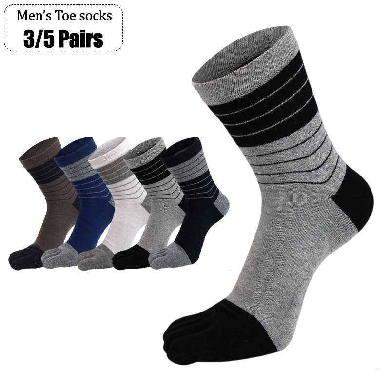 3/5 Pairs Men Five Toe Crew So – Toe Sock Split recenzja i cena