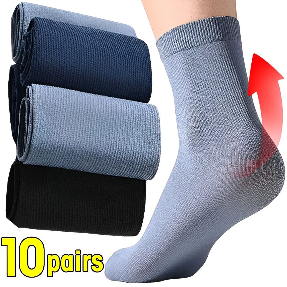 10pairs Men Ice Silk Socks Sum – Silk Sock Bamboo recenzja i cena