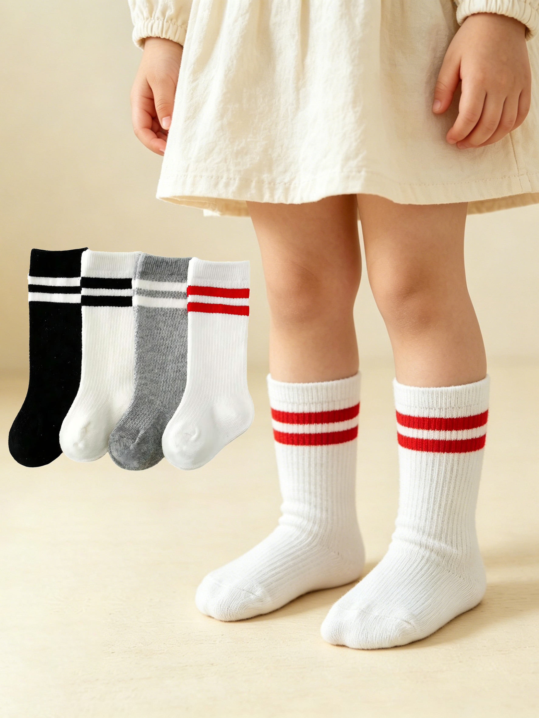 4-Pack Baby Toddler Striped Cr – Cotton Crew Sock Pack recenzja i cena