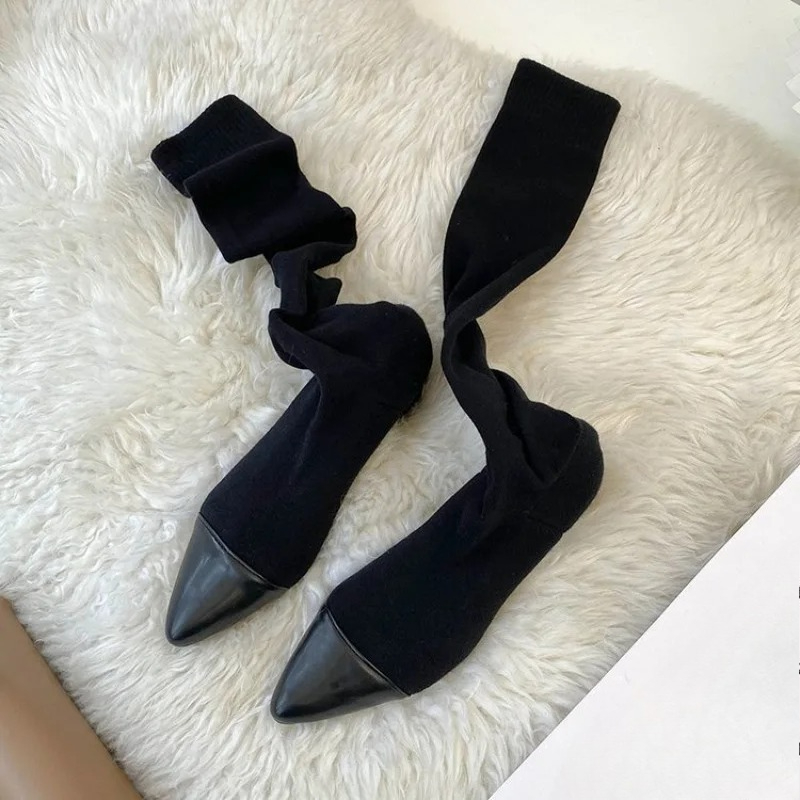 High Knee Sock Shoes 2025 New  – Knee High Sock Women recenzja i cena