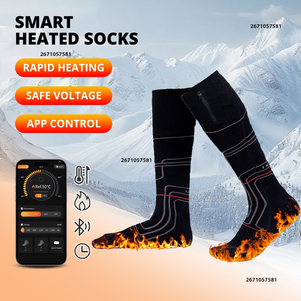 APP Control Heated Socks Recha – Thermal Sock Winter recenzja i cena