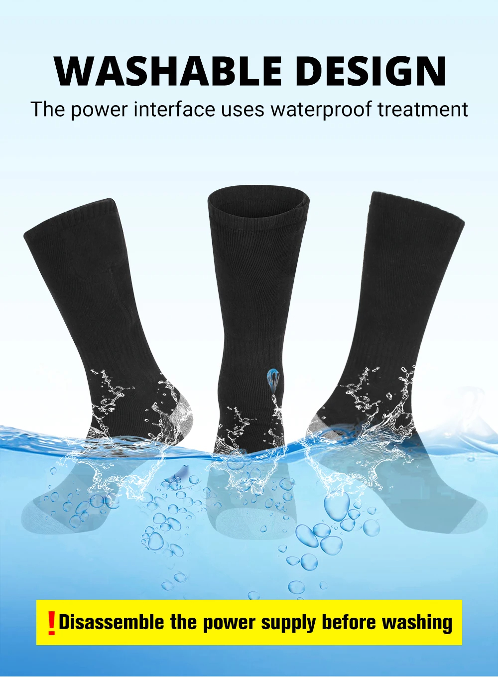 Heating Socks 6000mah Battery  – Thermal Sock Winter recenzja i cena