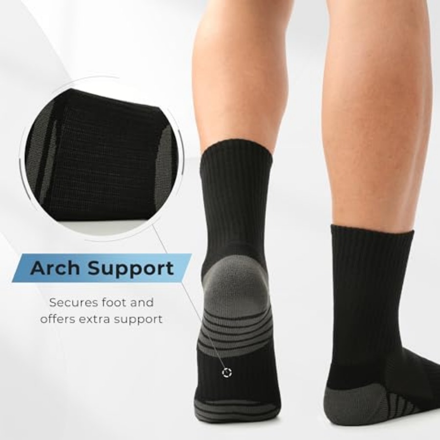 BAMBOO COOL Men's Crew Socks A – Cotton Crew Sock Pack recenzja i cena