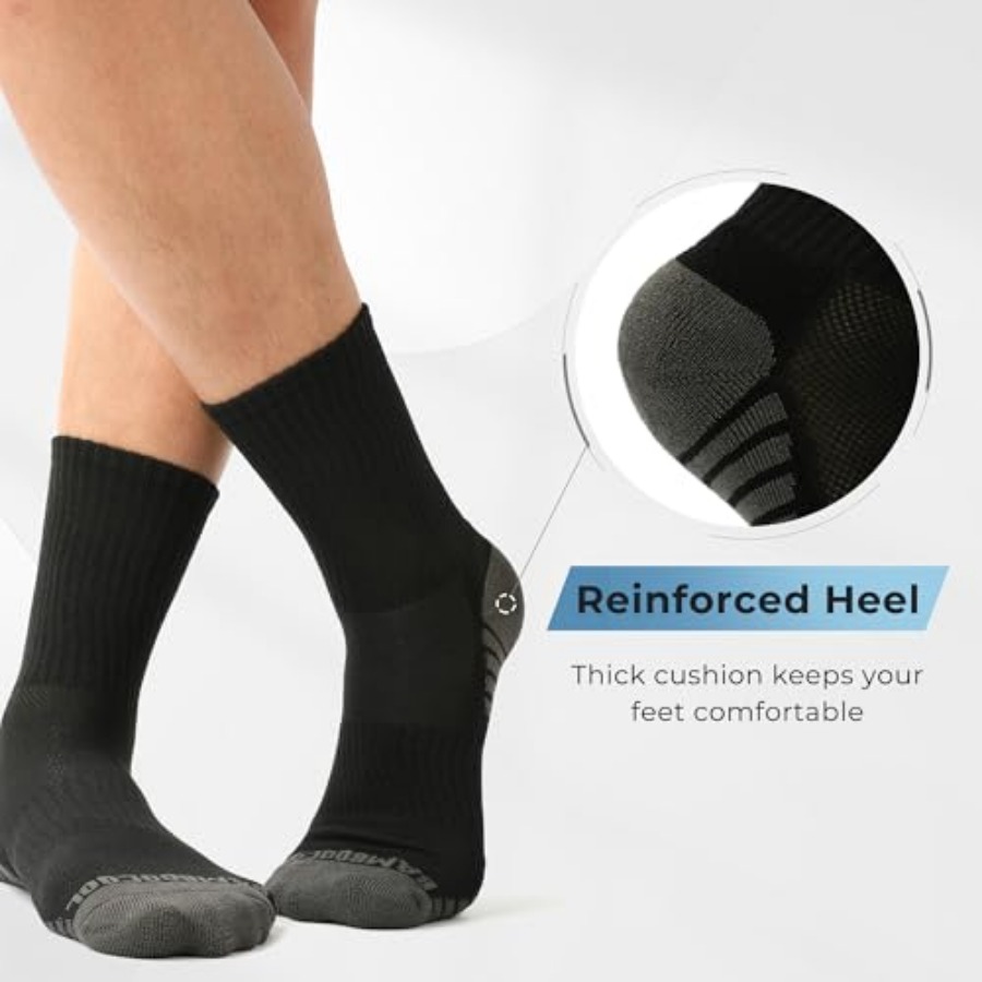 BAMBOO COOL Men's Crew Socks A – Cotton Crew Sock Pack recenzja i cena