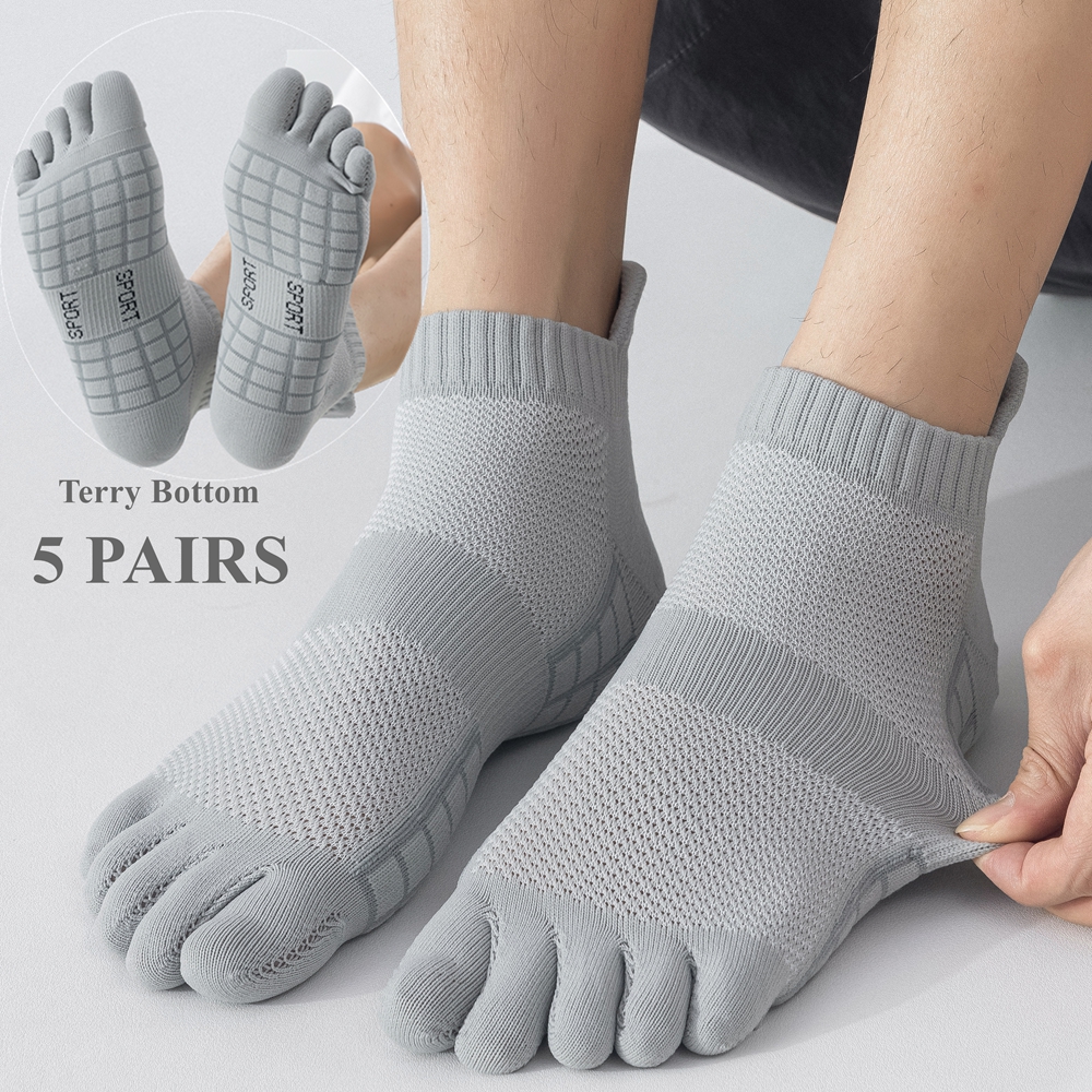 5 Pairs Sports Toe Socks Men T – Ankle Sock Low Cut recenzja i cena