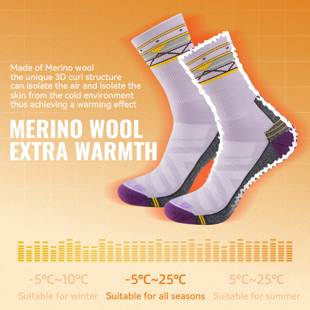 WRELS 1/2/3 Pairs Merino Wool  – Wool Hiking Sock recenzja i cena