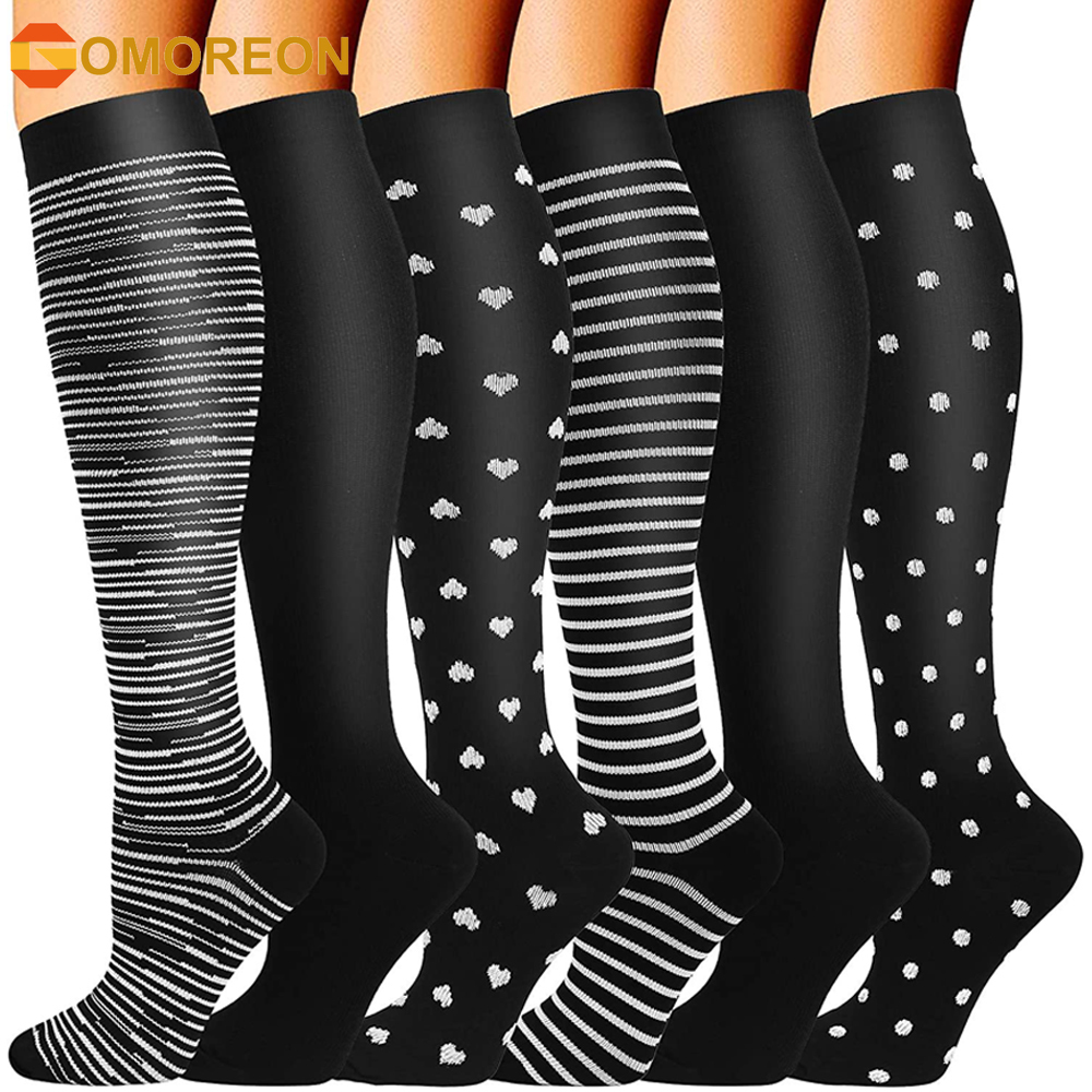 GOMOREON 6Pairs Compression So – Compression Sock Medical recenzja i cena