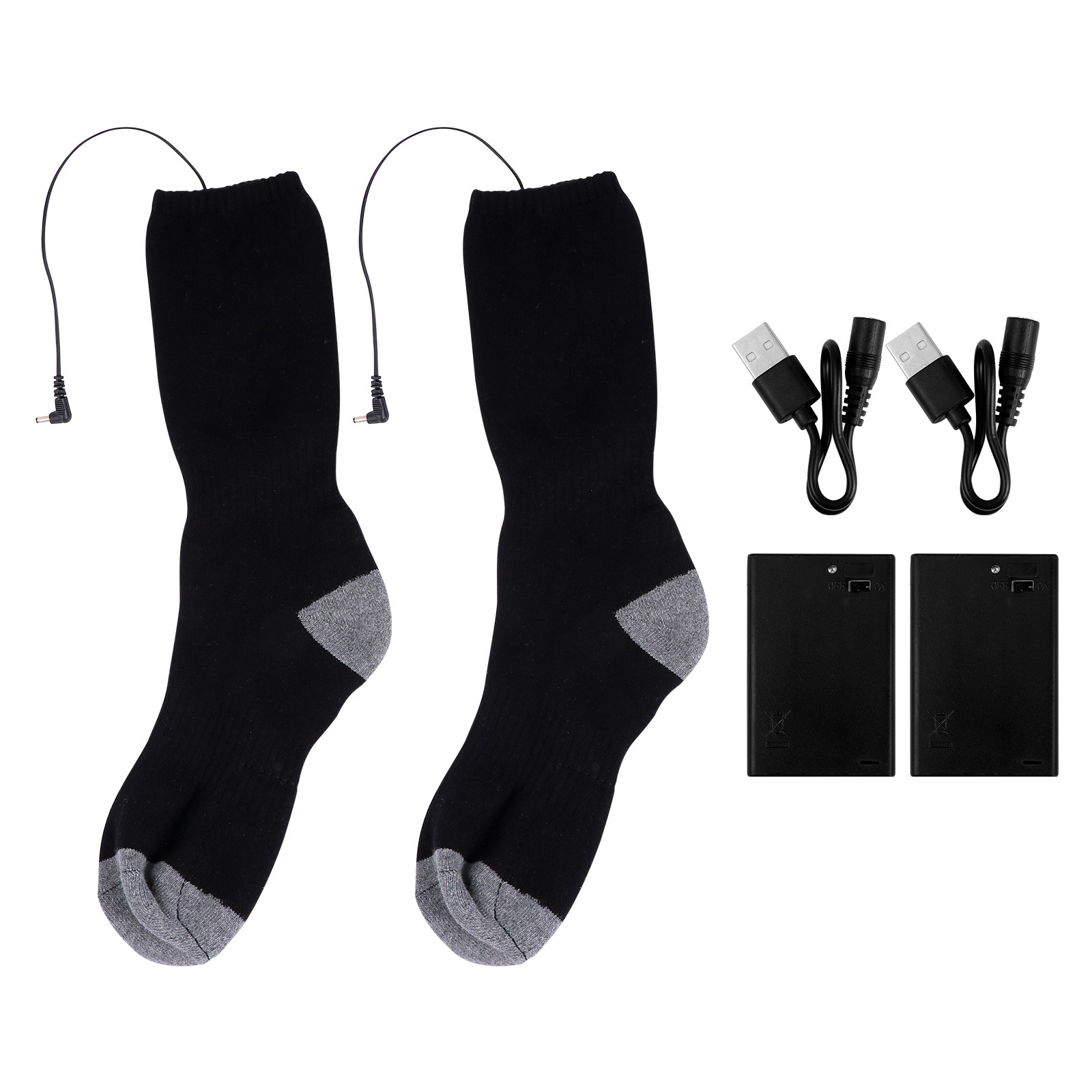 1Set USB Rechargeable Heated S – Thermal Sock Winter recenzja i cena
