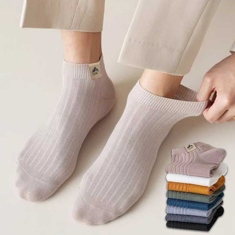 5Pairs Men's Simple Crew Socks – Ankle Sock Low Cut recenzja i cena