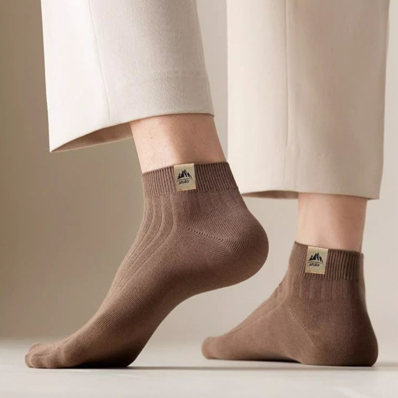 5Pairs Men's Simple Crew Socks – Ankle Sock Low Cut recenzja i cena