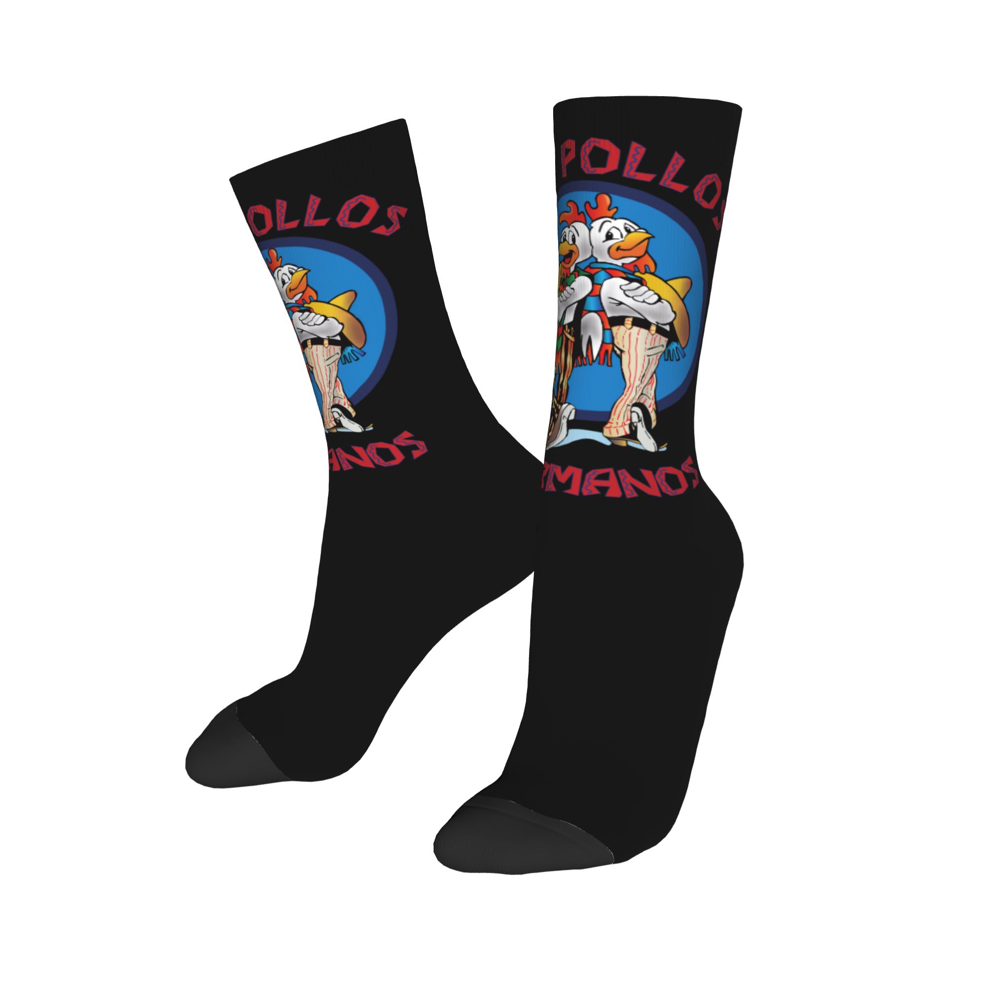 Custom Funny Los Pollos Herman – Dress Sock Men recenzja i cena